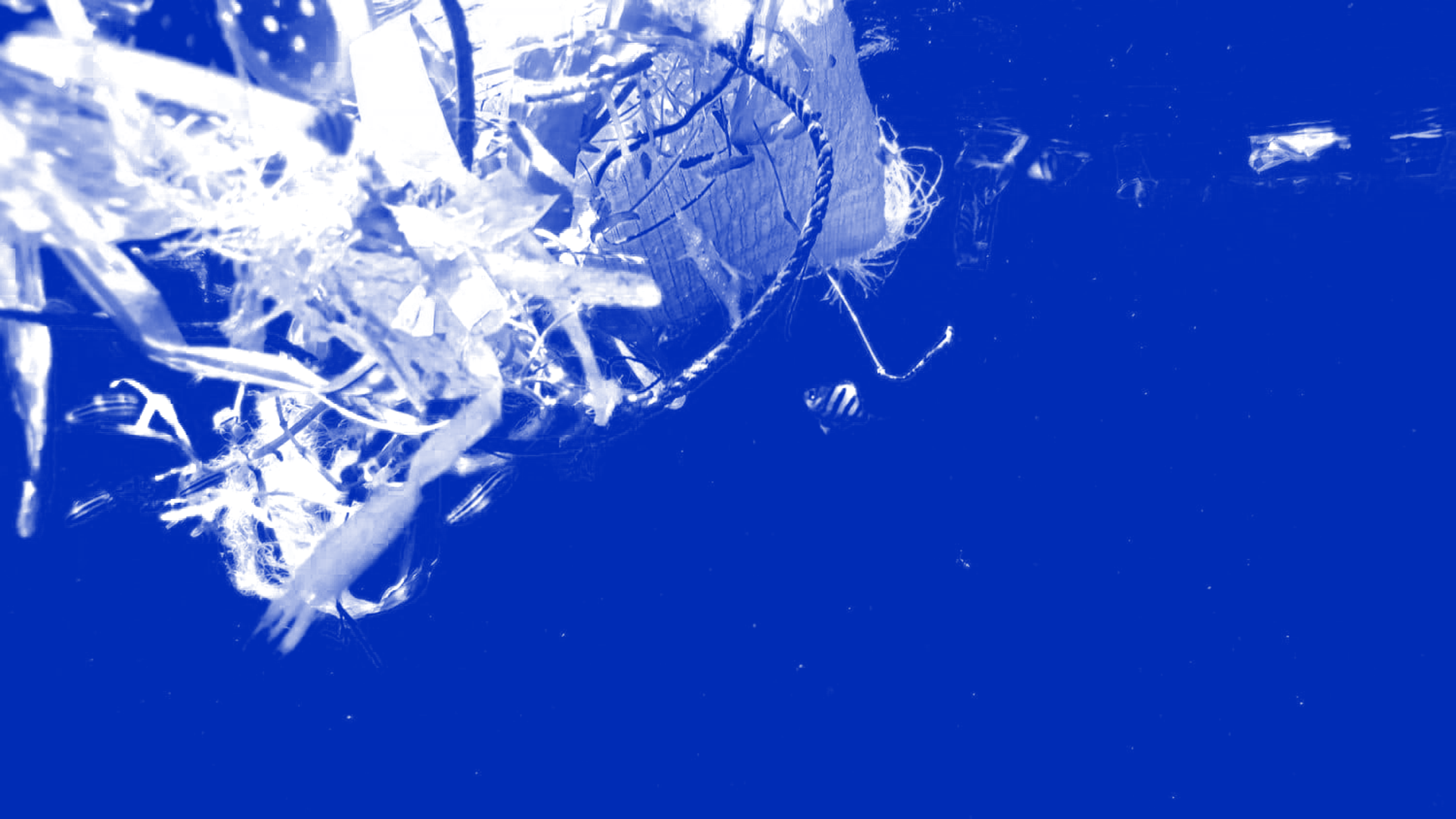 Plastic pollution in ocean